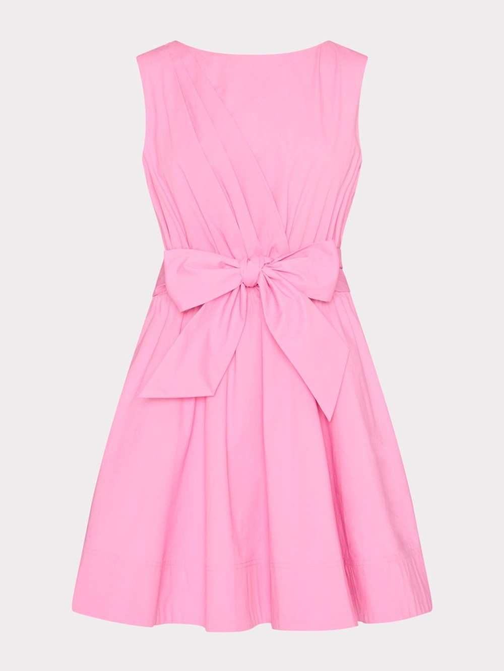 Sleeveless Pink Bow-Back Dress